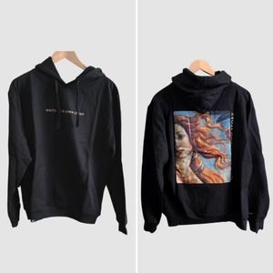 Never Old "Write Your Own Story" Hoodie Sweatshirt Black, NWT-Small